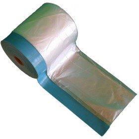 Feuille statique de protection 55cm avec ruban tissu bleu longue durée UV